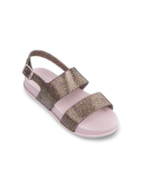 Mini Melissa Pink Glitter Mel Cosmic Sandals Kids Size 2 New in Box